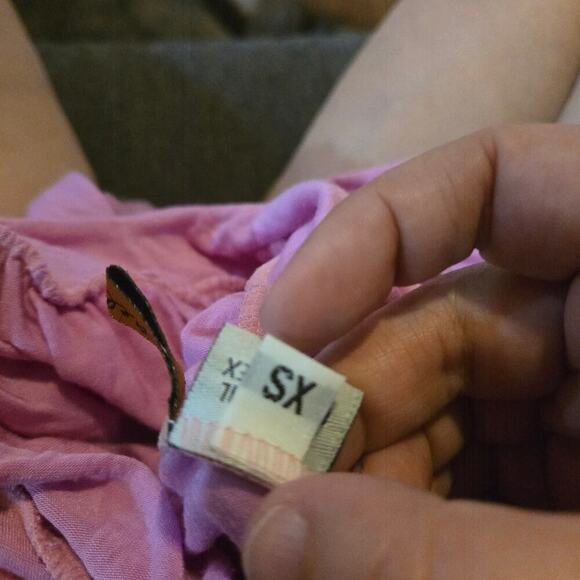 Rachel pally top womens size xs pink tank top babydoll tie back soft top y2k - Picture 10 of 10